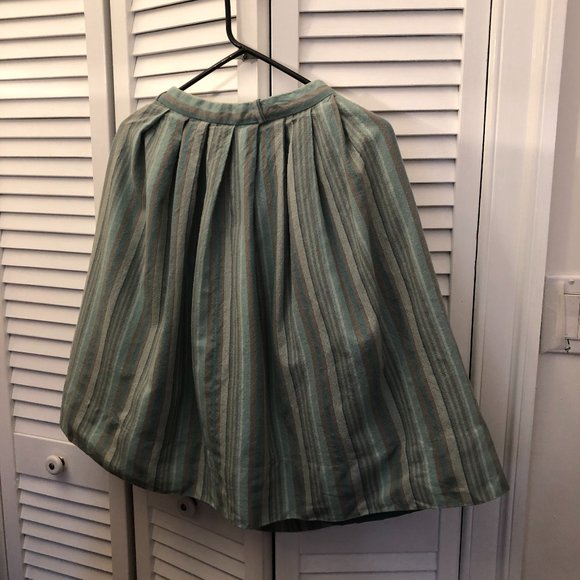 The Edinburgh Woollen Mill teal woolen skirt,6 - Picture 2 of 9